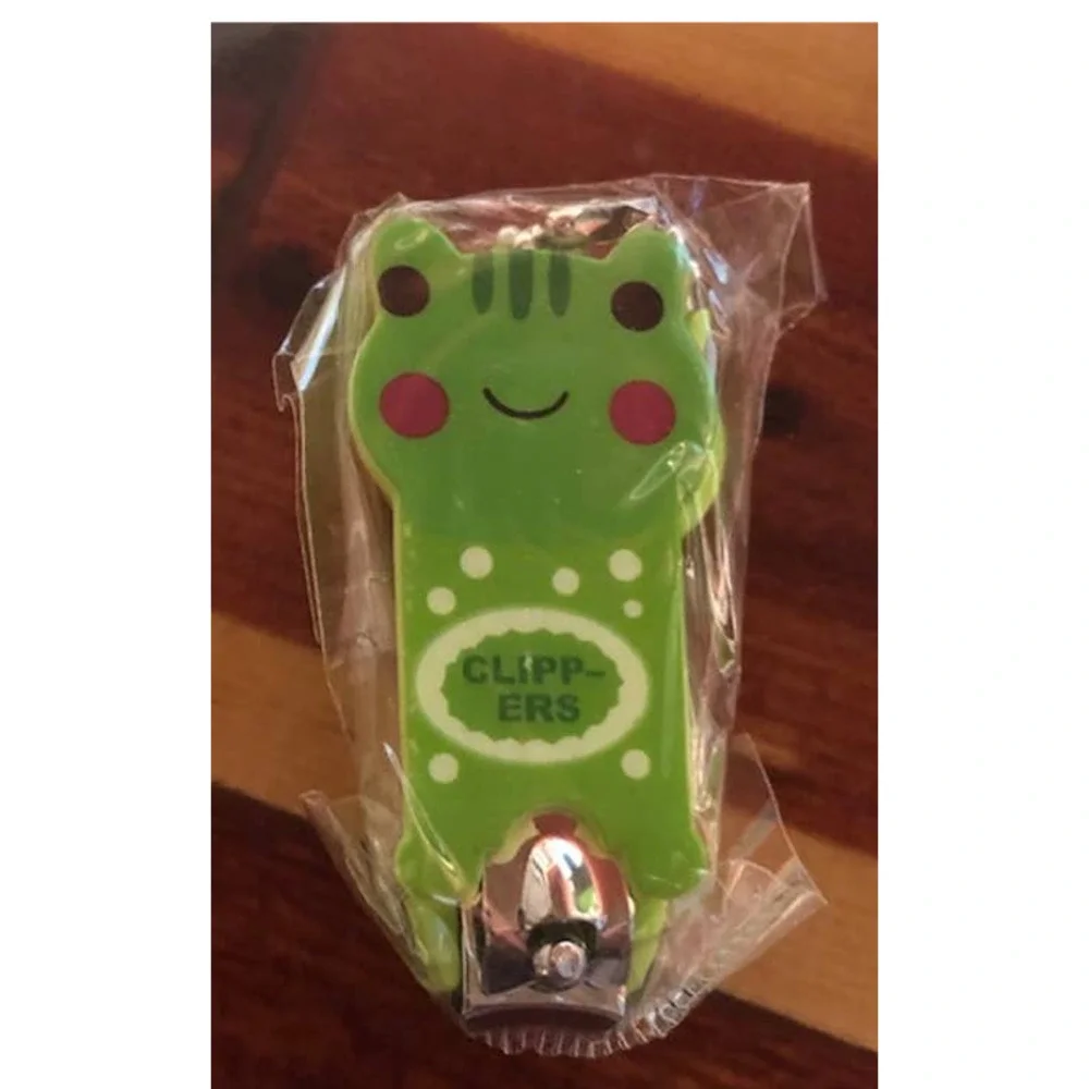 Cute Animal Keychain Nail Clippers-Frog